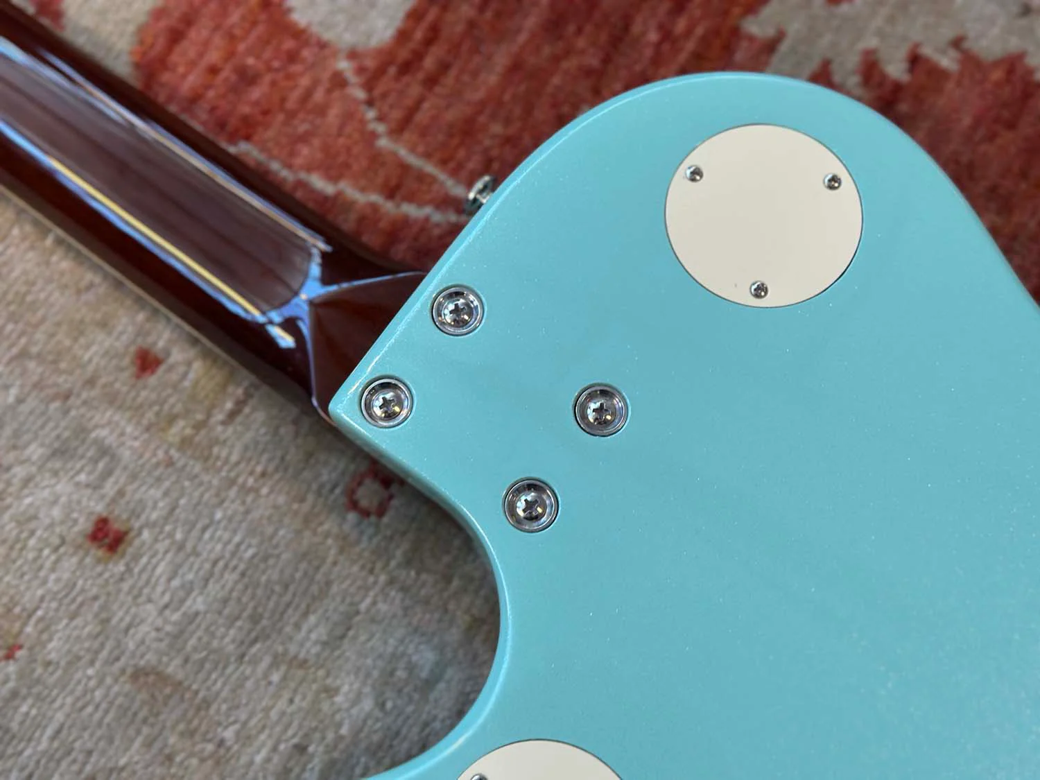 Gretsch Streamliner Jet Club Single-Cut in Mint Metallic with Hard Case - Image 8