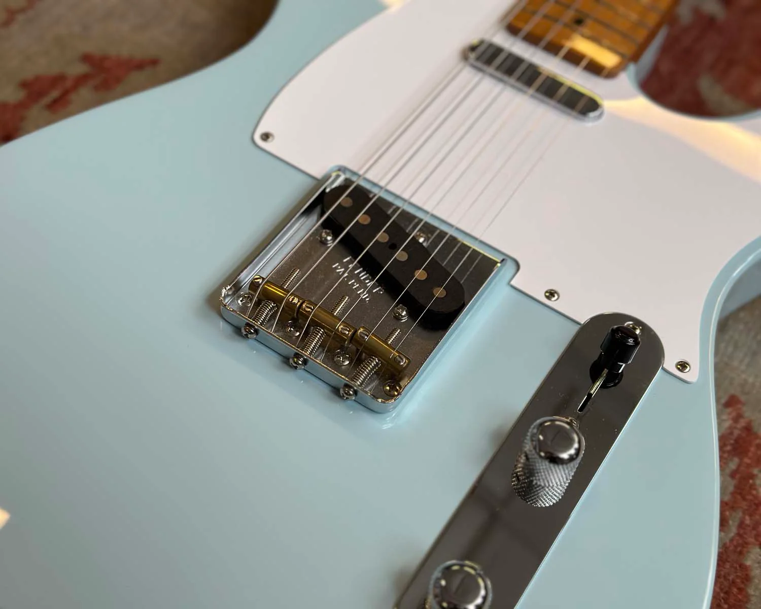 Fender Vintera '50s Telecaster Maple Sonic Blue - Image 9