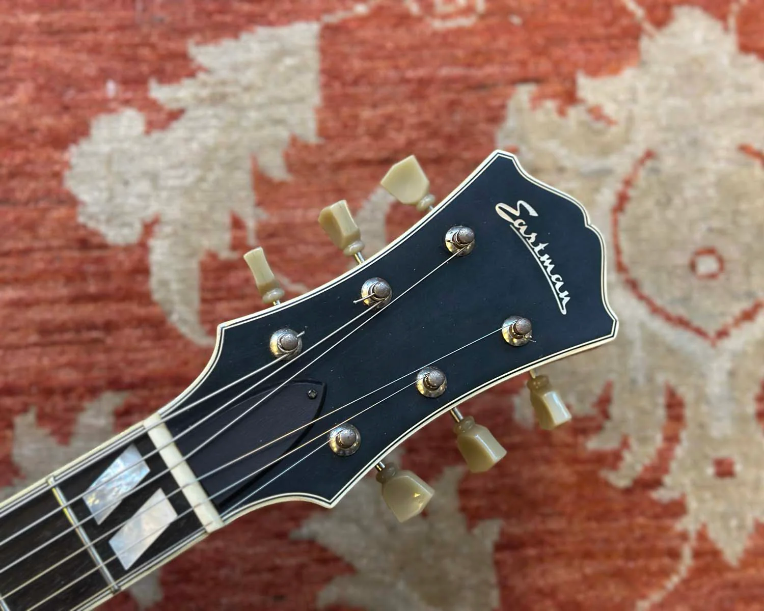 Eastman T59/V Semi-Hollow Thinline Electric Guitar w/ OHSC - Seymour Duncan Antiquities - Image 2