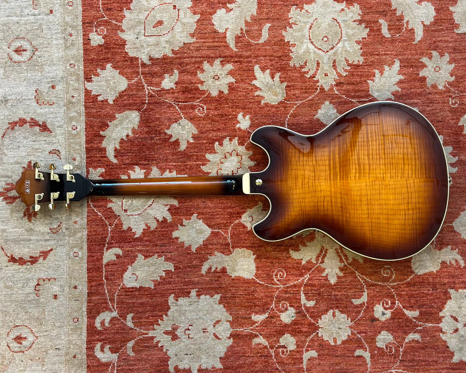 Ibanez AS93FM - Expressionist Artcore Violin Sunburst Hollowbody Guitar - Image 5