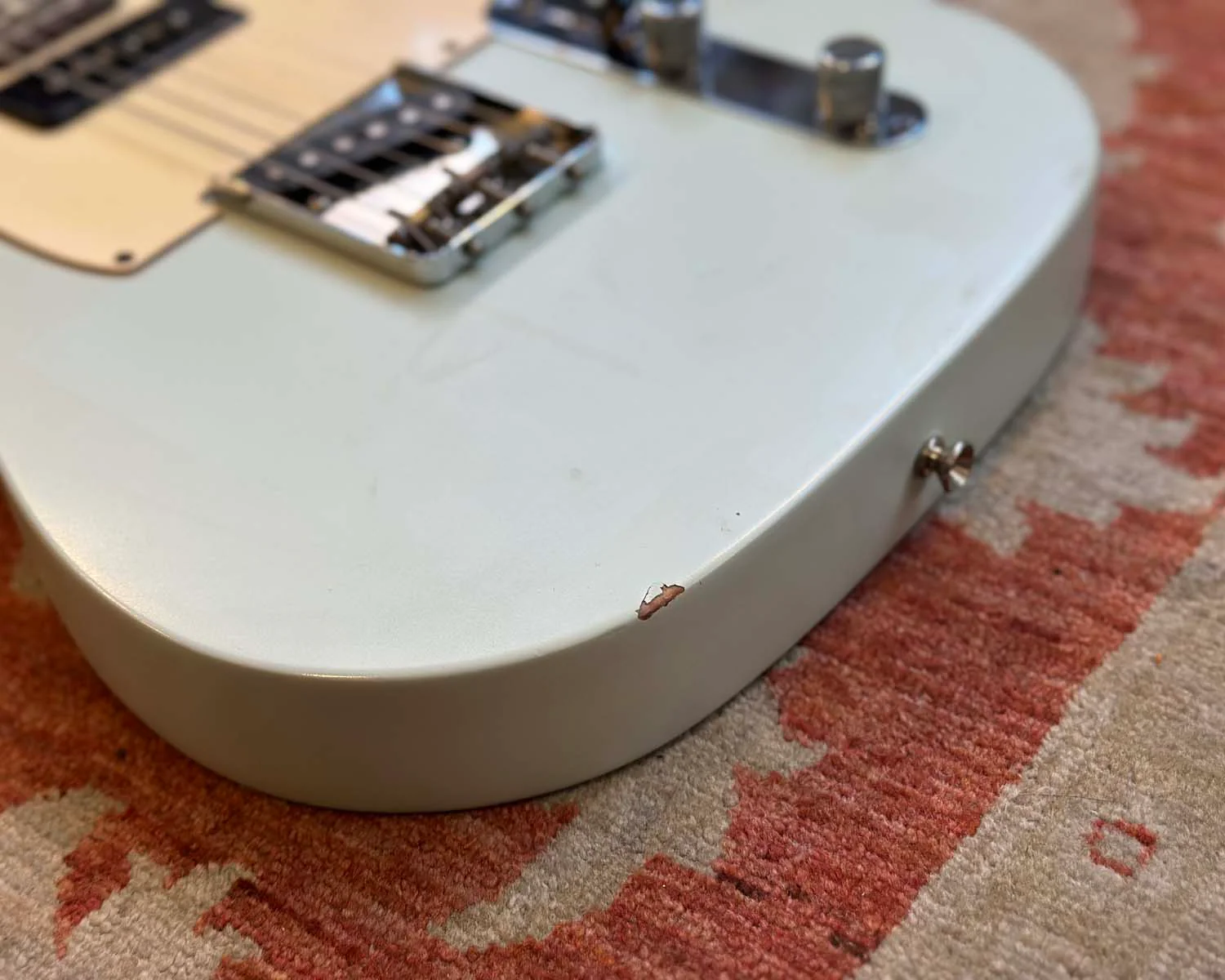 Fender American Performer Telecaster - Sonic Blue - Modified - Image 9