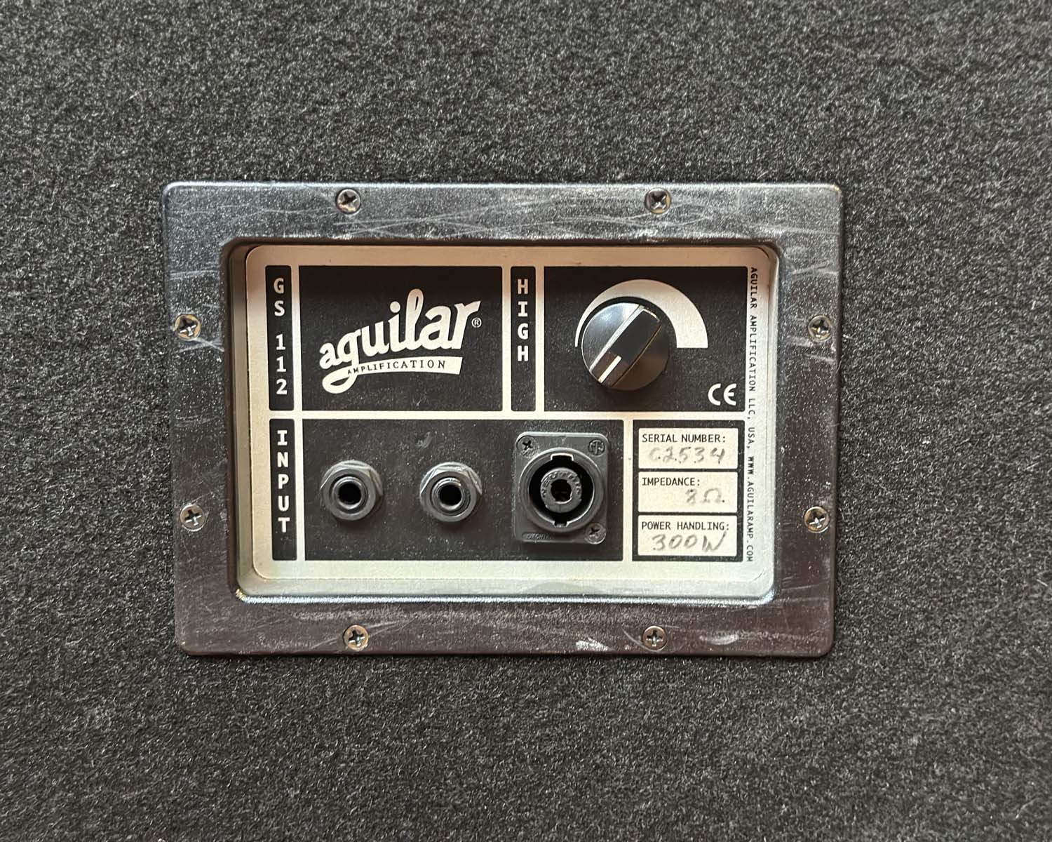 Aguilar GS 112 - 8Ω 300 Watt Bass Cabinet - Image 5