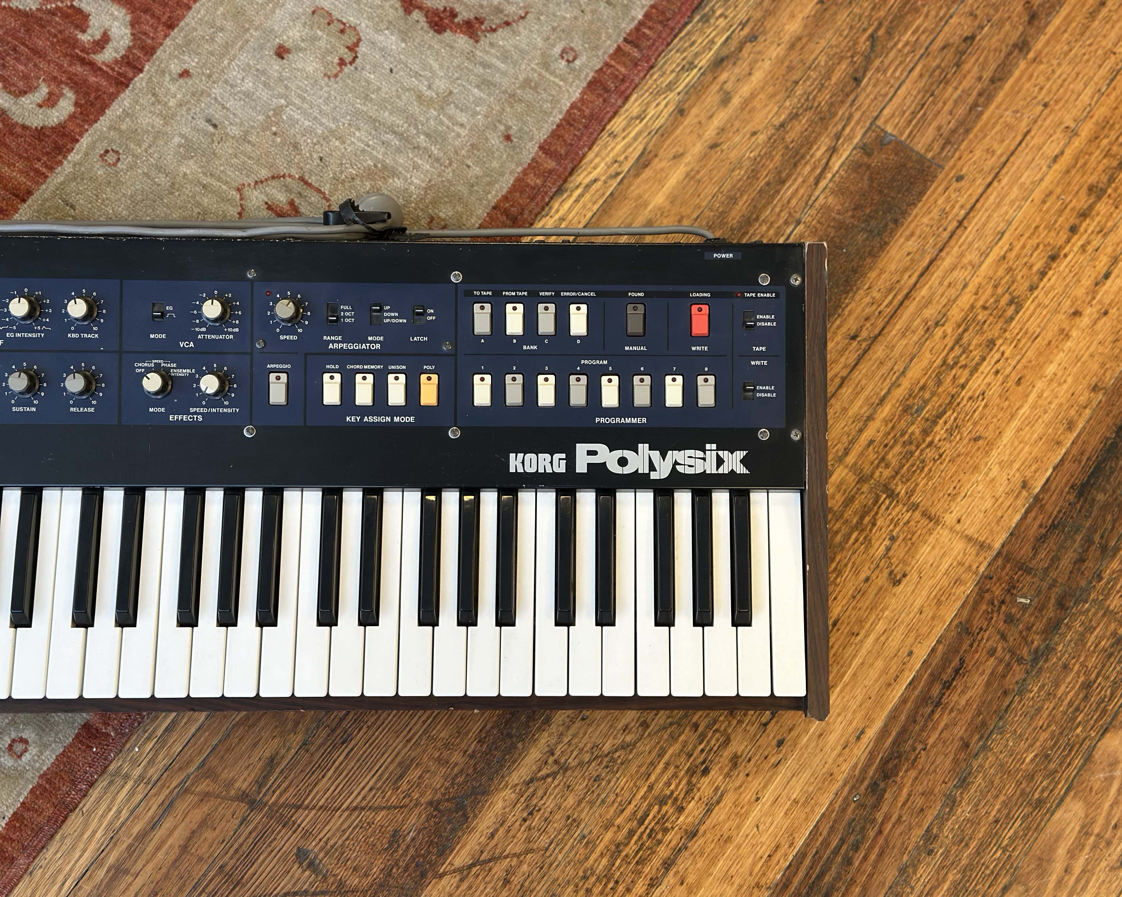 KORG PolySix Programmable 6 Voice Polyphonic Analogue Synthesizer - Image 3