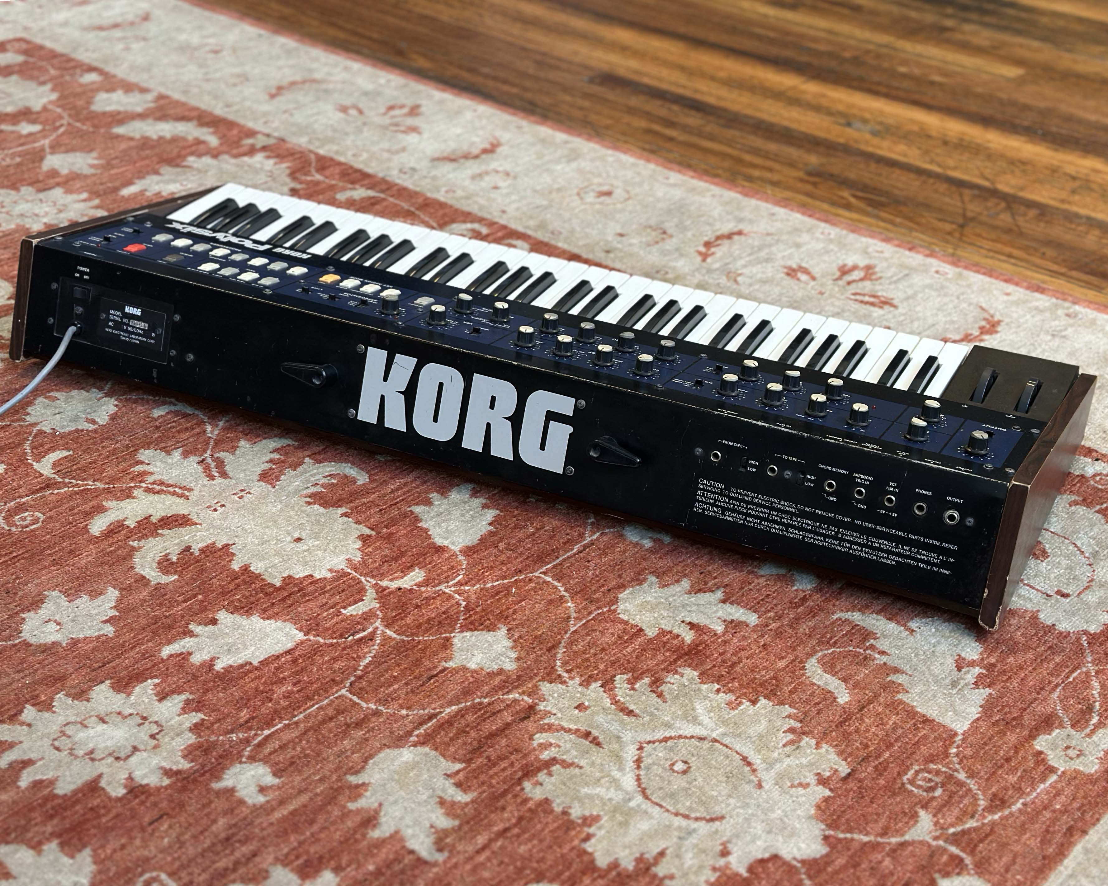 KORG PolySix Programmable 6 Voice Polyphonic Analogue Synthesizer - Image 7