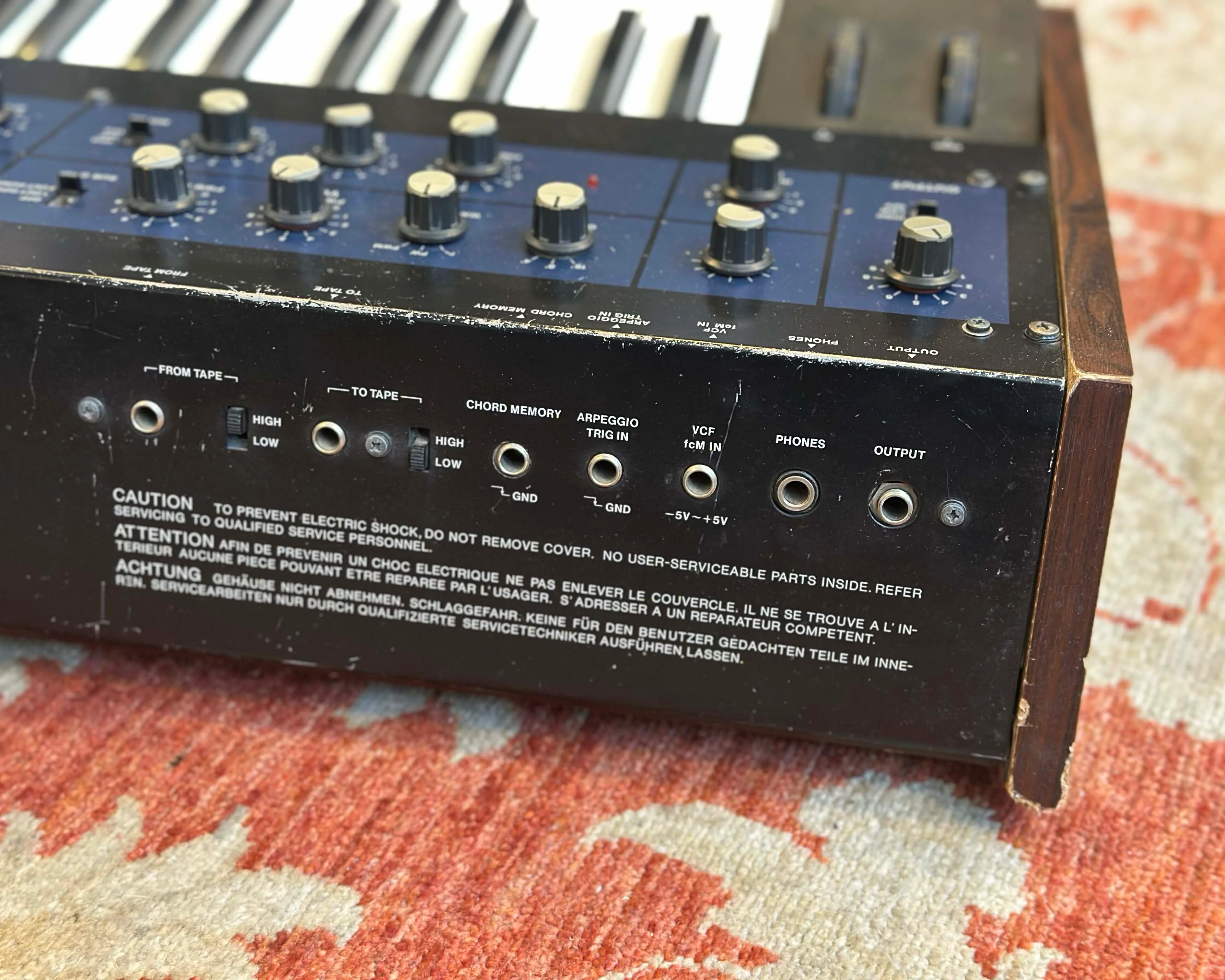 KORG PolySix Programmable 6 Voice Polyphonic Analogue Synthesizer - Image 8