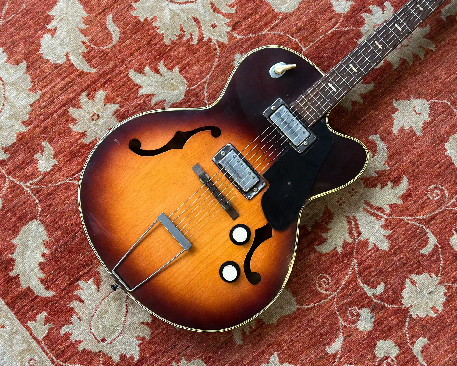 1960s Teisco Model 54 Hollowbody Guitar
