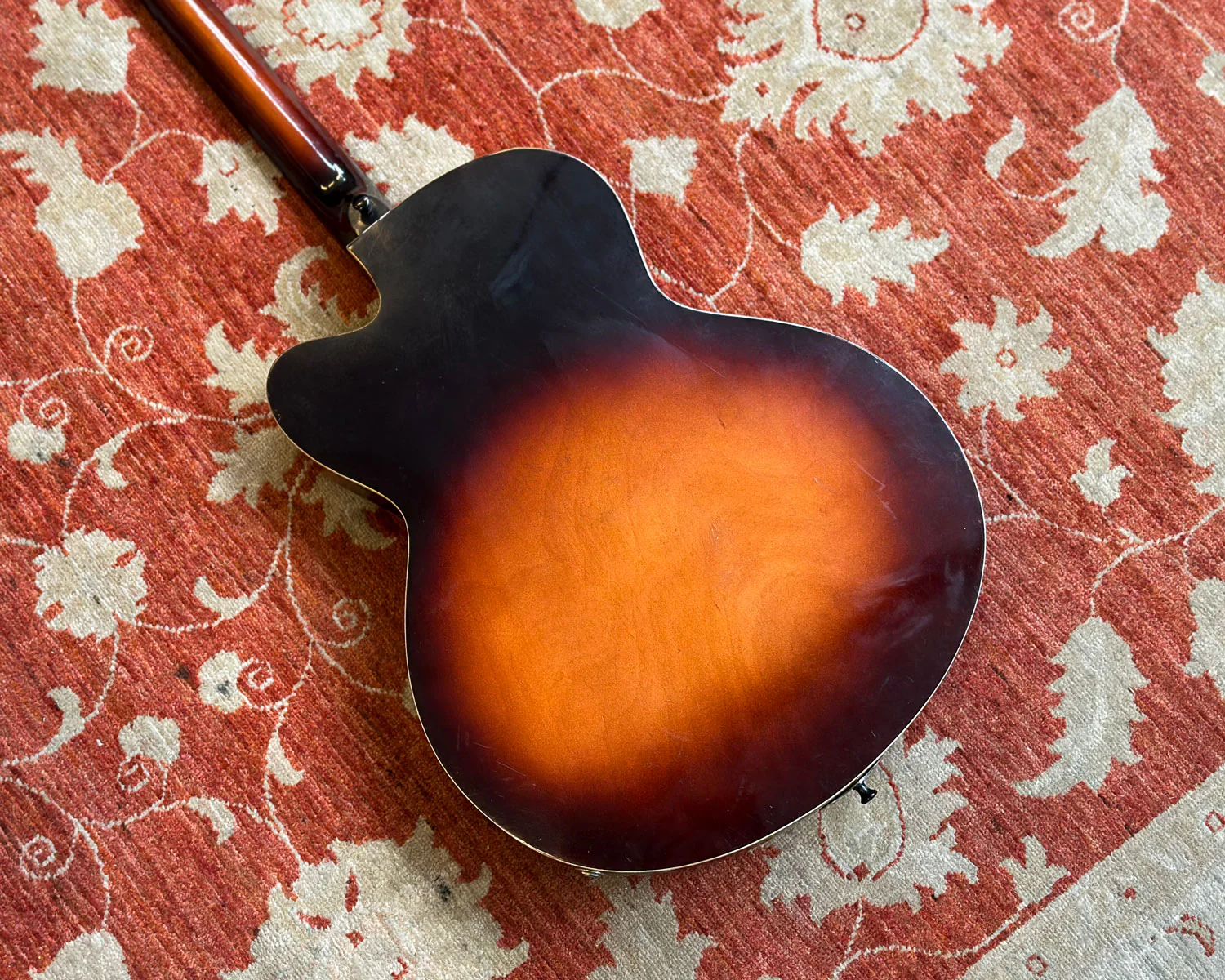 1960s Teisco Model 54 Hollowbody Guitar - Image 3
