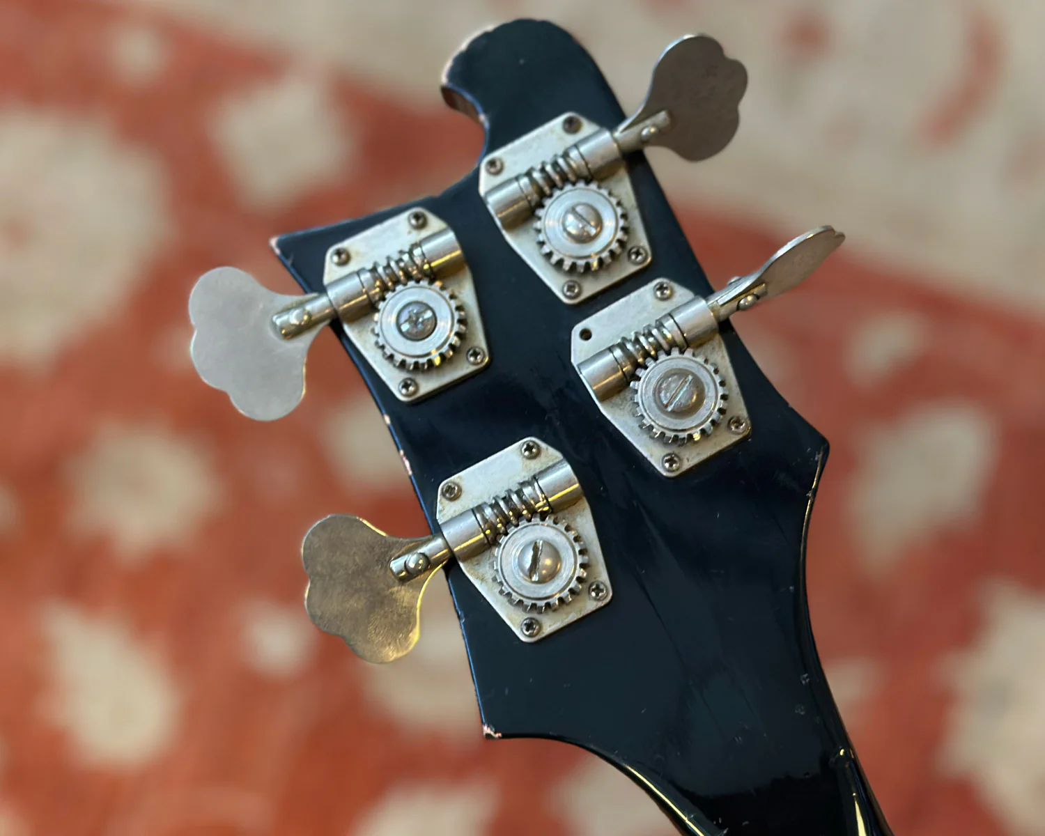 1975 Rickenbacker 4001 Bass "Jet-Glo" w/ HSC - Image 4