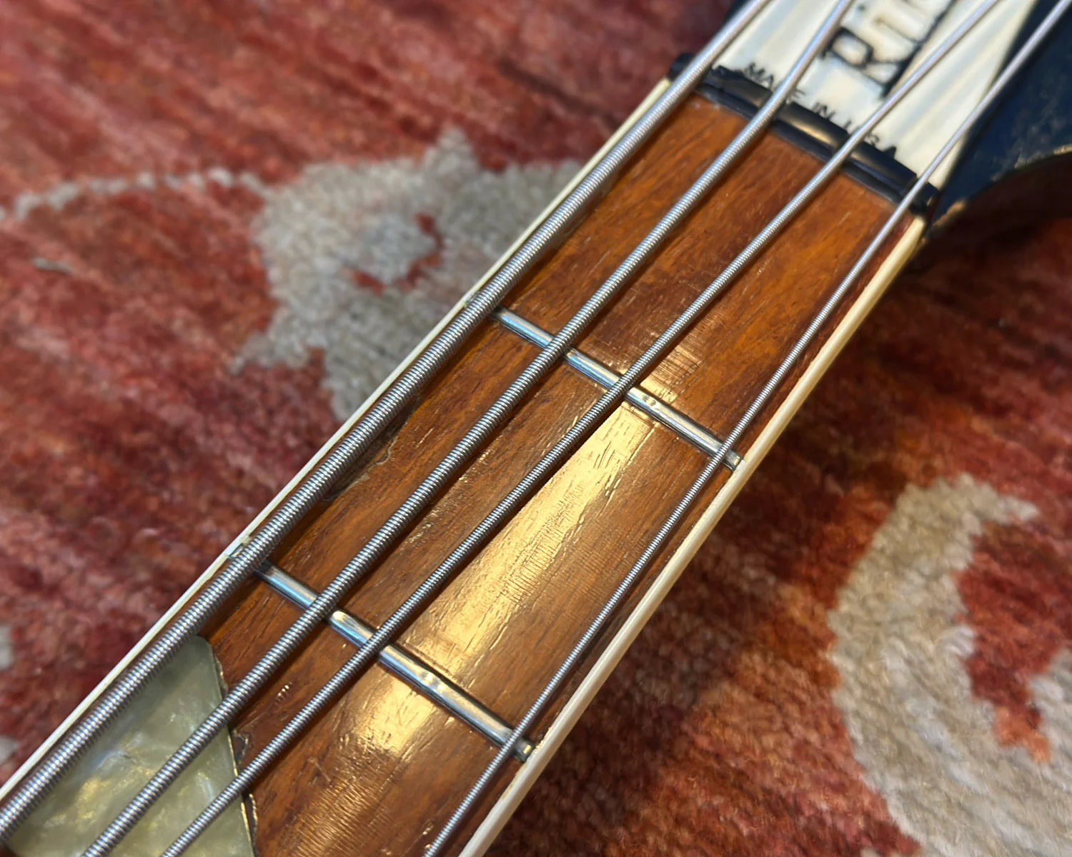 1975 Rickenbacker 4001 Bass "Jet-Glo" w/ HSC - Image 9