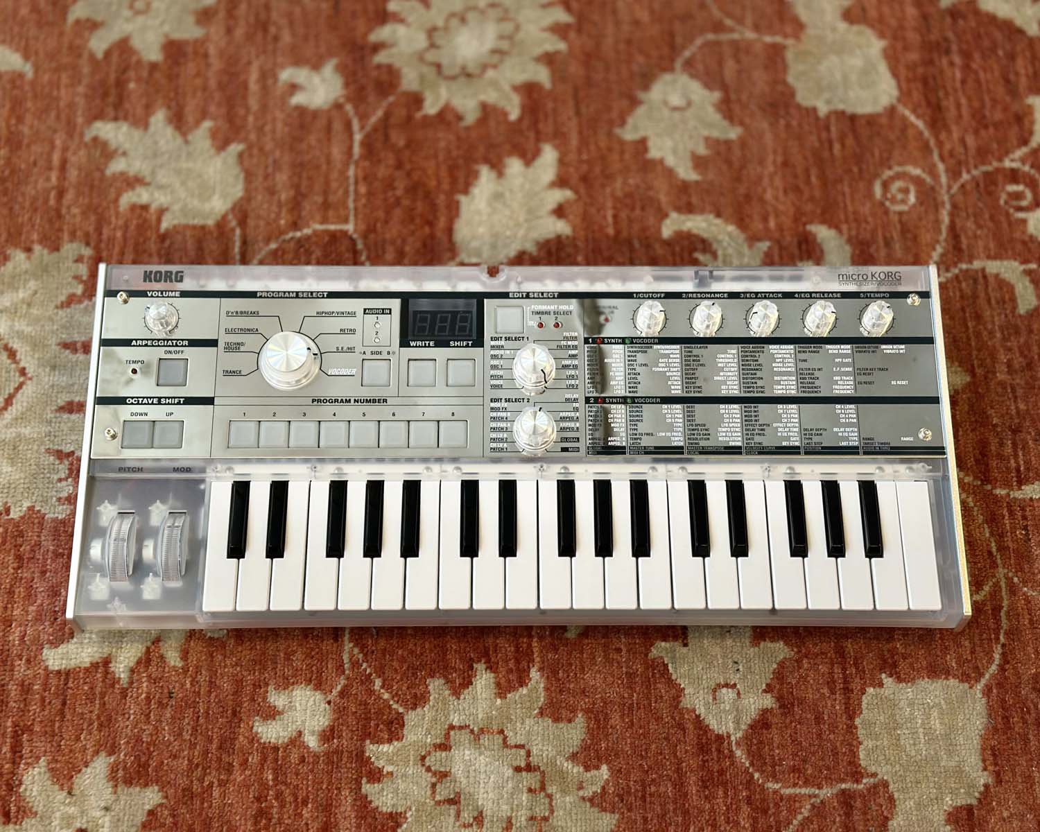KORG MicroKORG Crystal Synthesizer/Vocoder – 20th Anniversary Limited Edition
