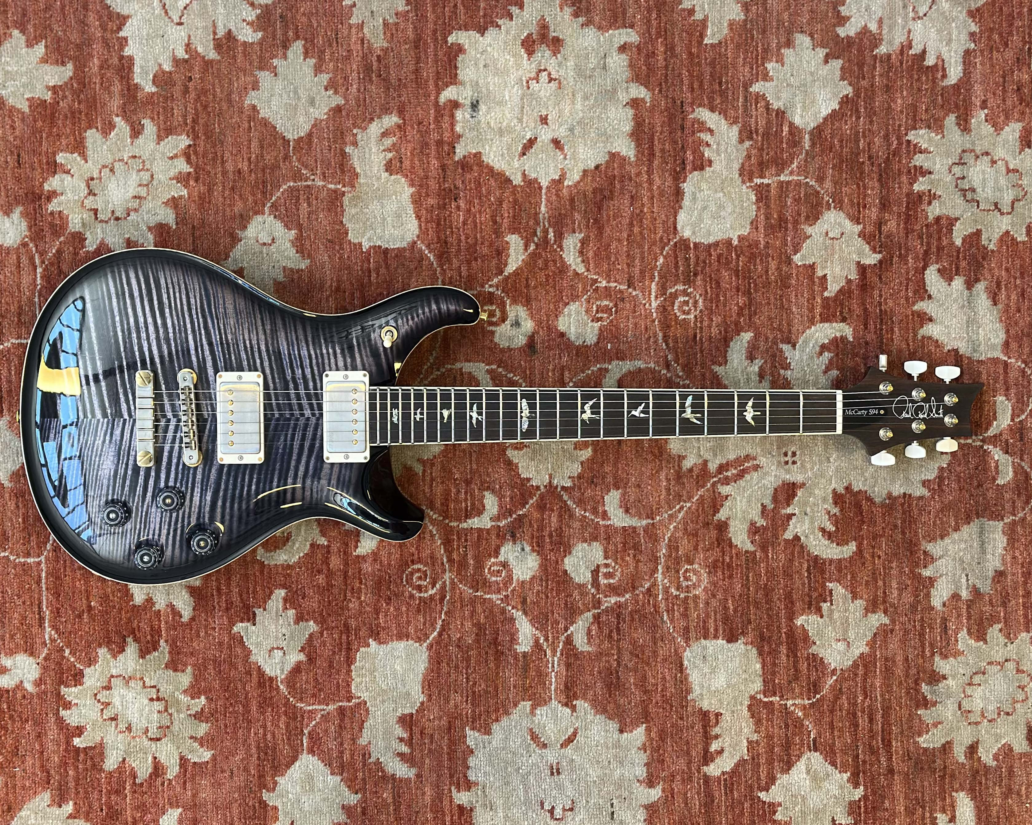 2024 Paul Reed Smith McCarty 594 - 10 Top in Charcoal Burst w/ OHSC & Paperwork - Image 3