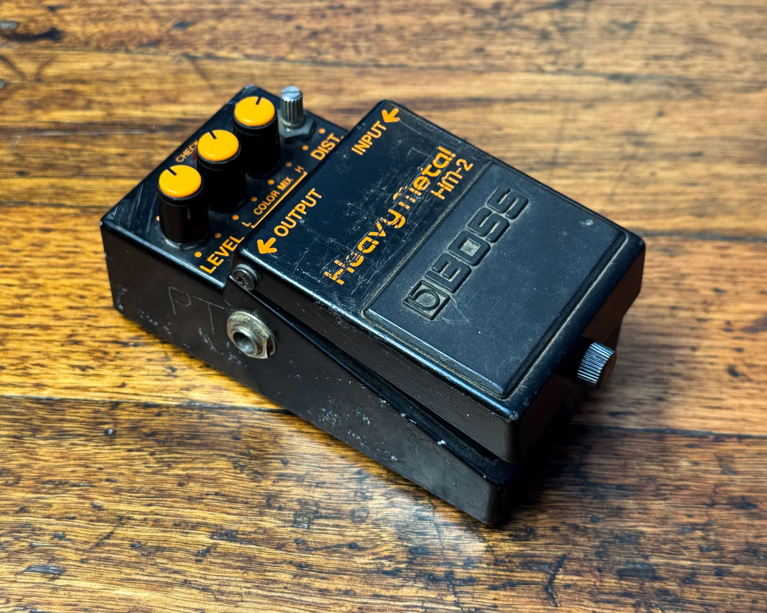 Black Label BOSS HM-2 Heavy Metal Distortion Pedal - Made in Japan - Image 2