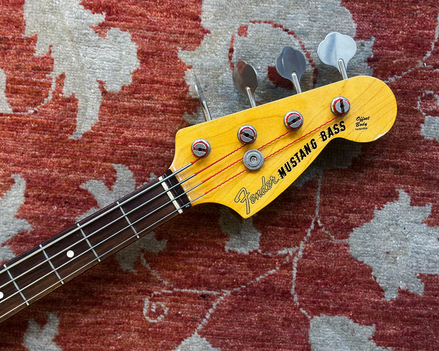 2008 CIJ Fender Mustang Bass 'S Series' - California Blue - Image 5