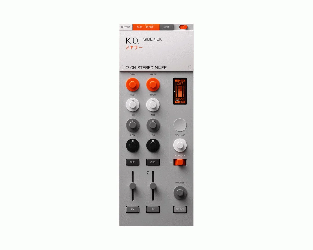 Teenage Engineering EP–136 K.O.–sidekick 2 Channel Stereo Mixer