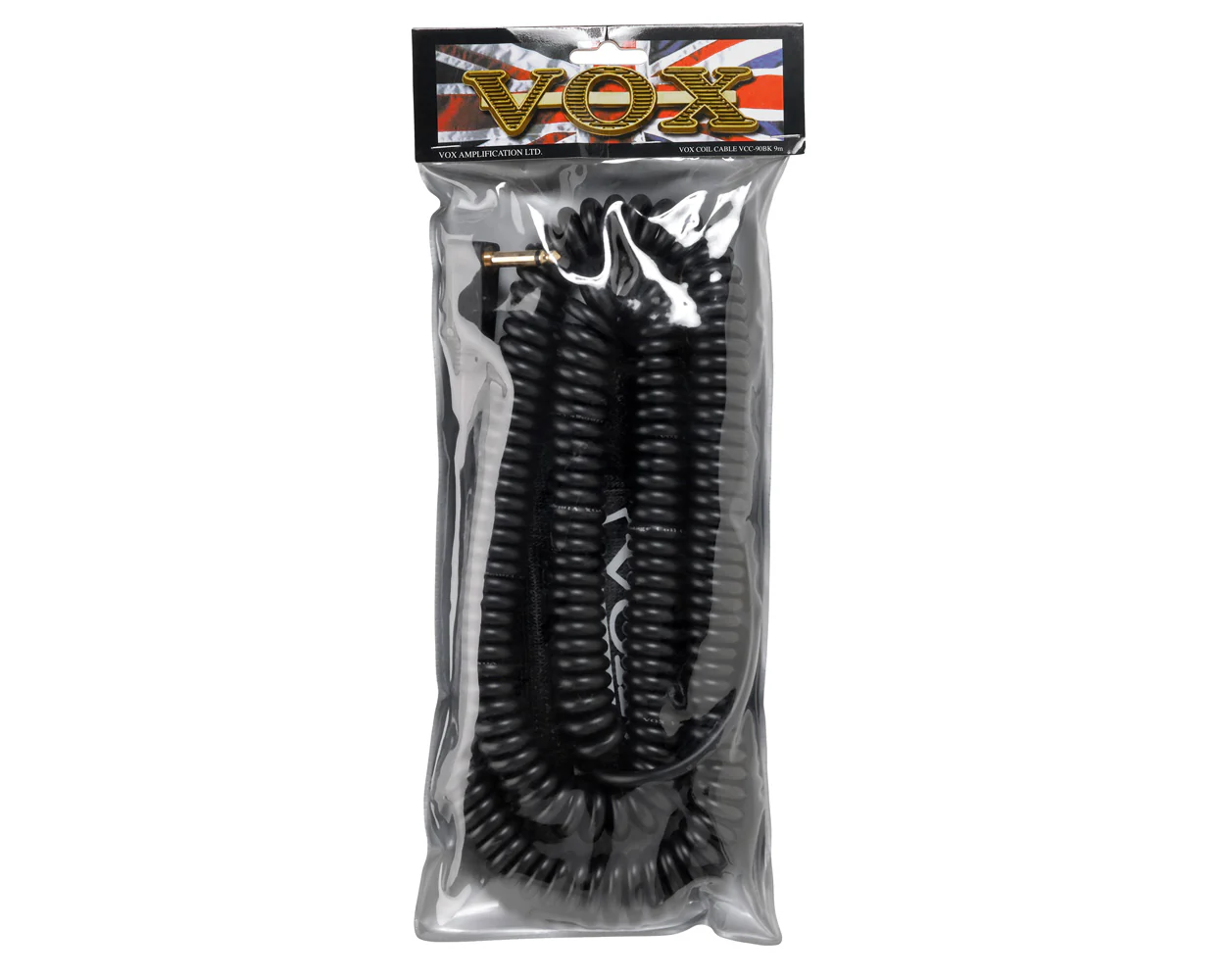 VOX VCC090 9 Metre Coiled Cable - Black - Image 4
