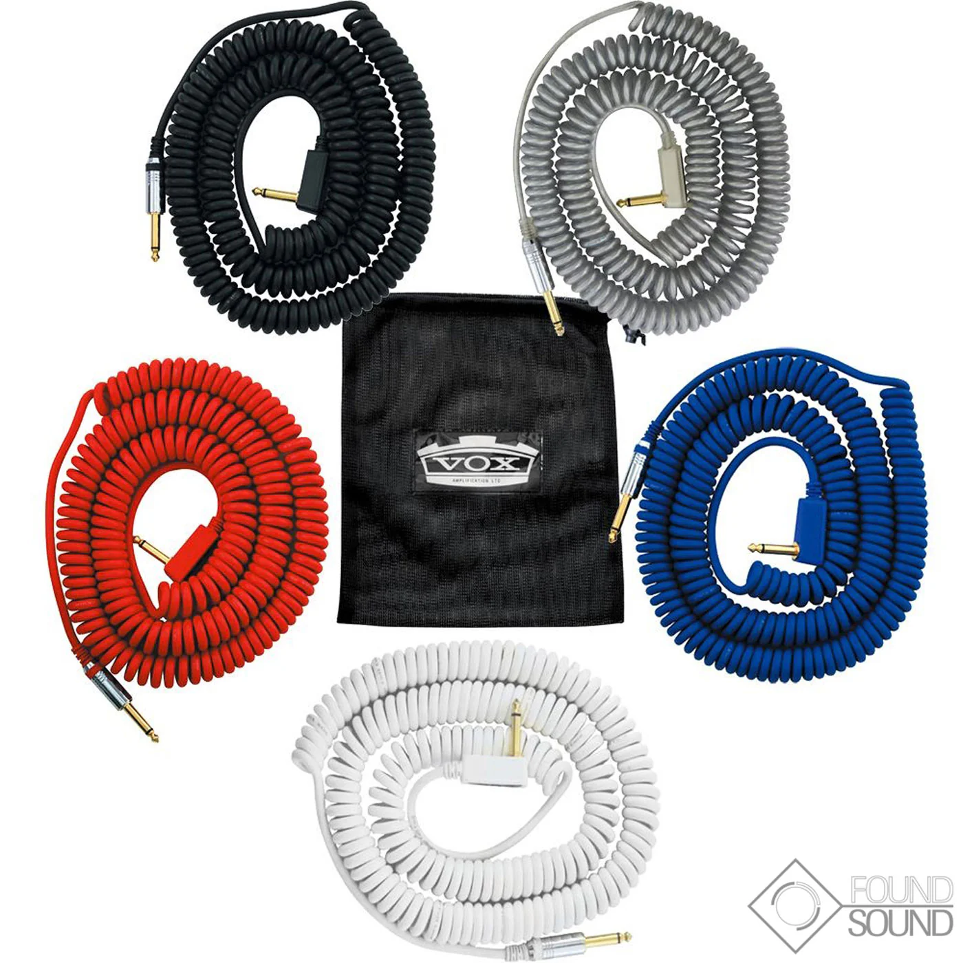 VOX VCC090 9 Metre Coiled Cable - Black - Image 5