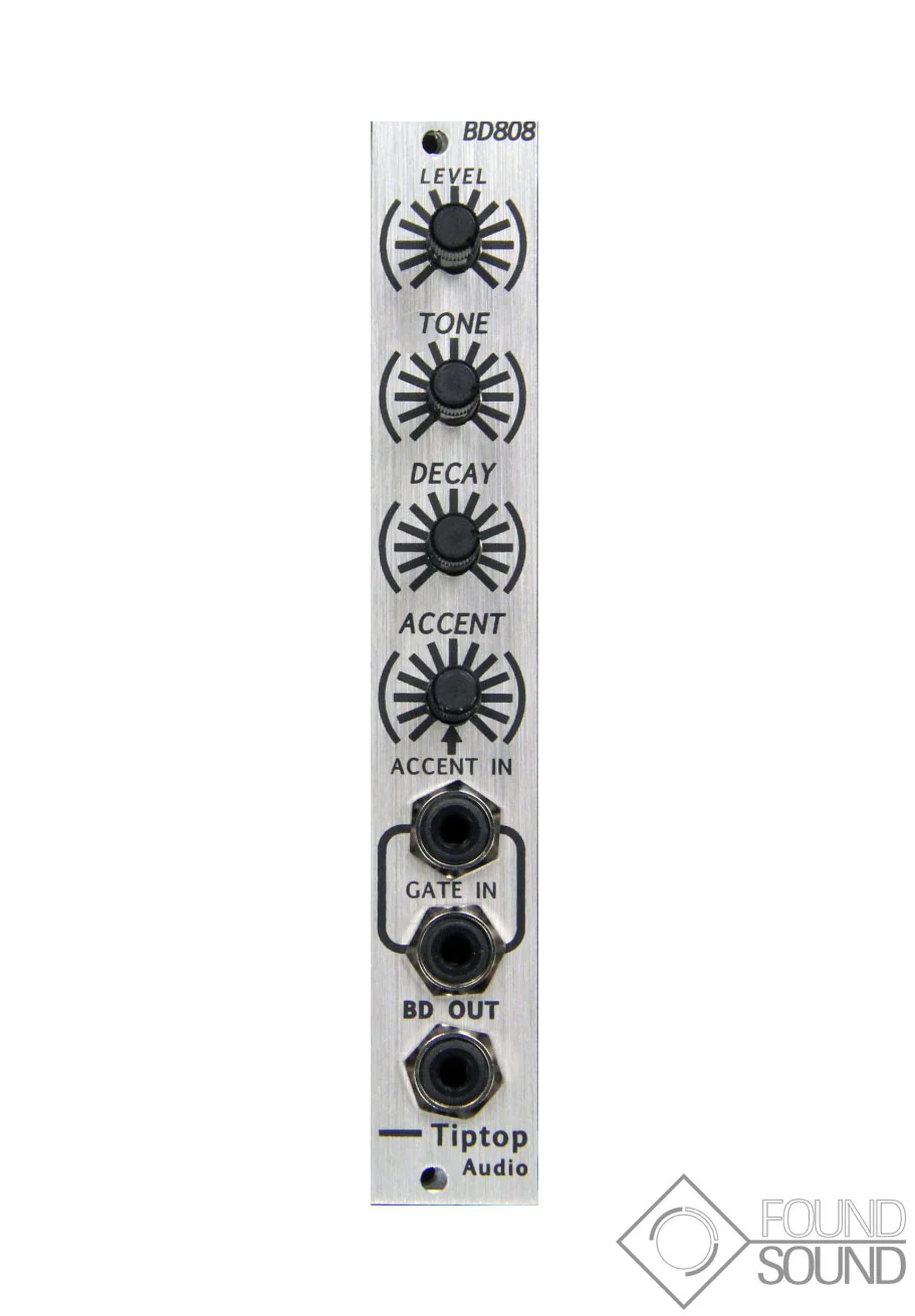 Tiptop Audio BD808 Bass Drum Module - White - Image 2