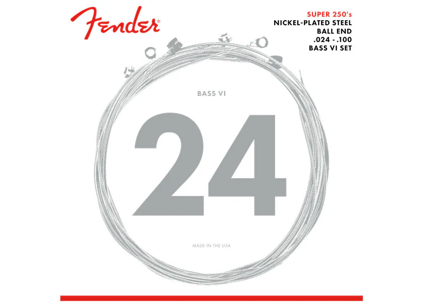 Fender 250B6 Bass VI Strings .024 - .100