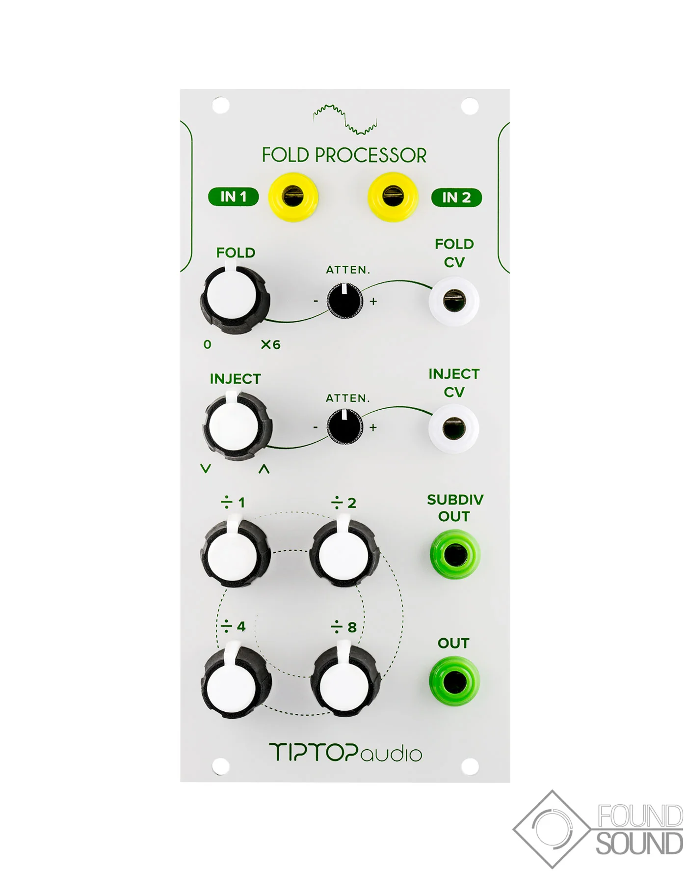 Tiptop Audio Fold Processor - White