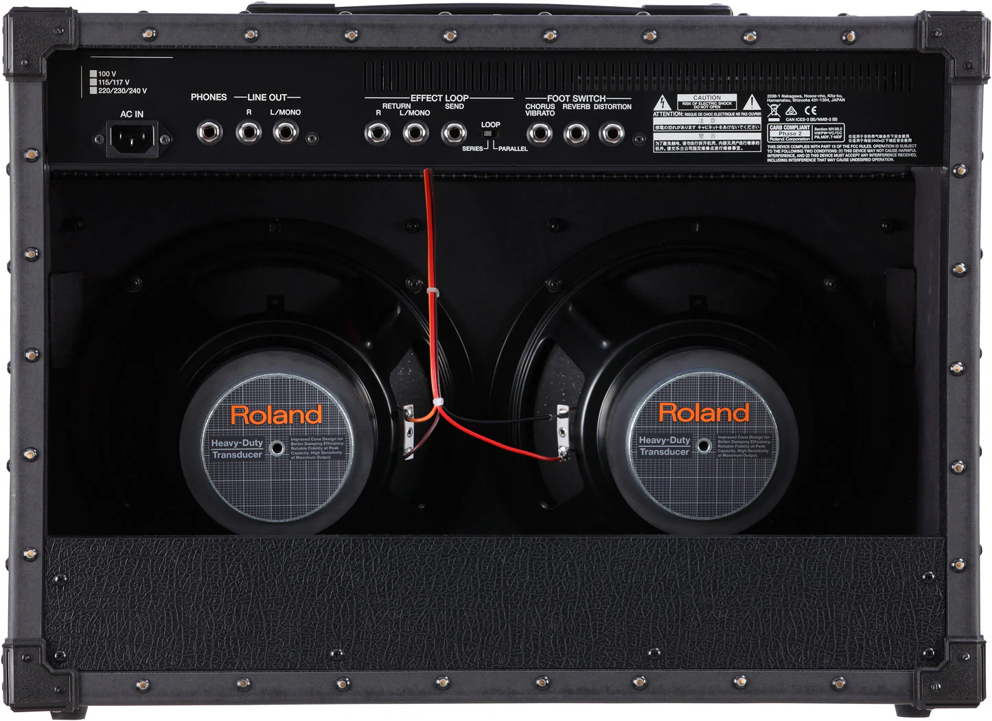 Roland JC-40 Jazz Chorus 40 Watt Twin Speaker Guitar Amplifier - Image 6