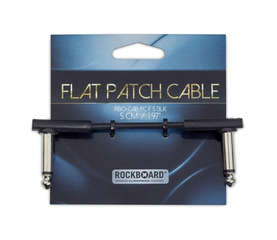 Warwick Rockboard 5cm Flat Patch Cable