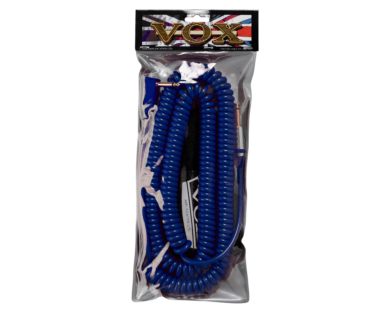 VOX VCC090 9 Metre Coiled Cable - Blue - Image 4