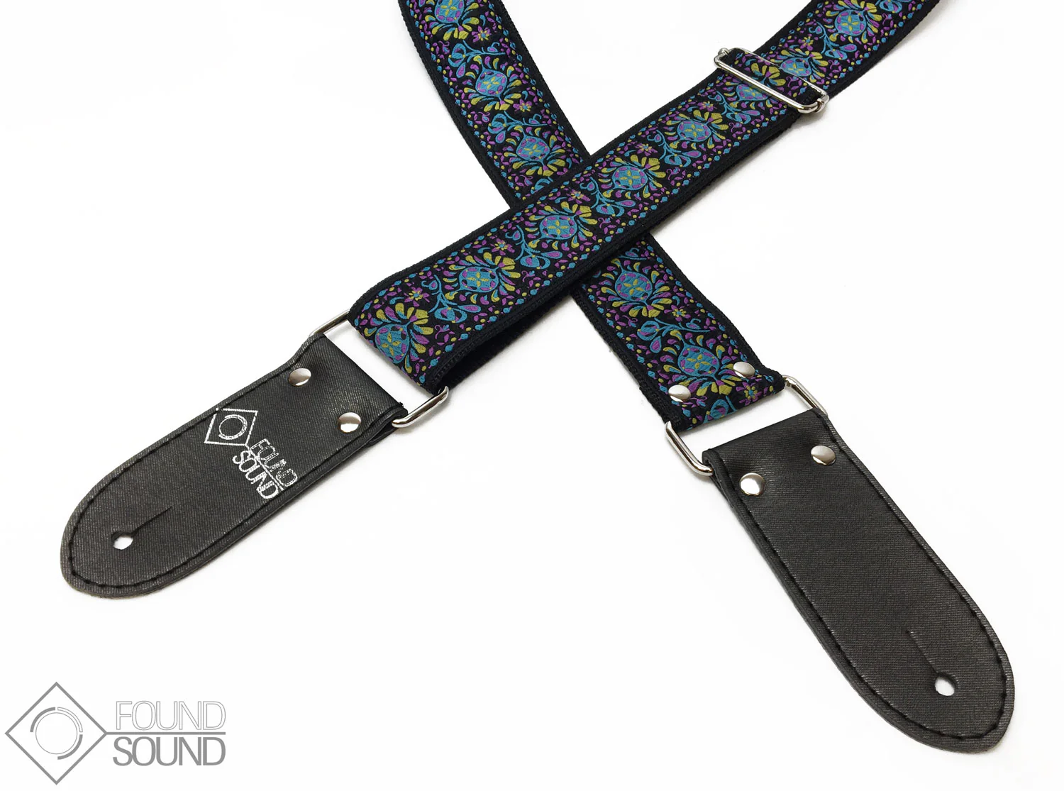 DSL Jacquard Weave TUK-Purple Guitar Strap