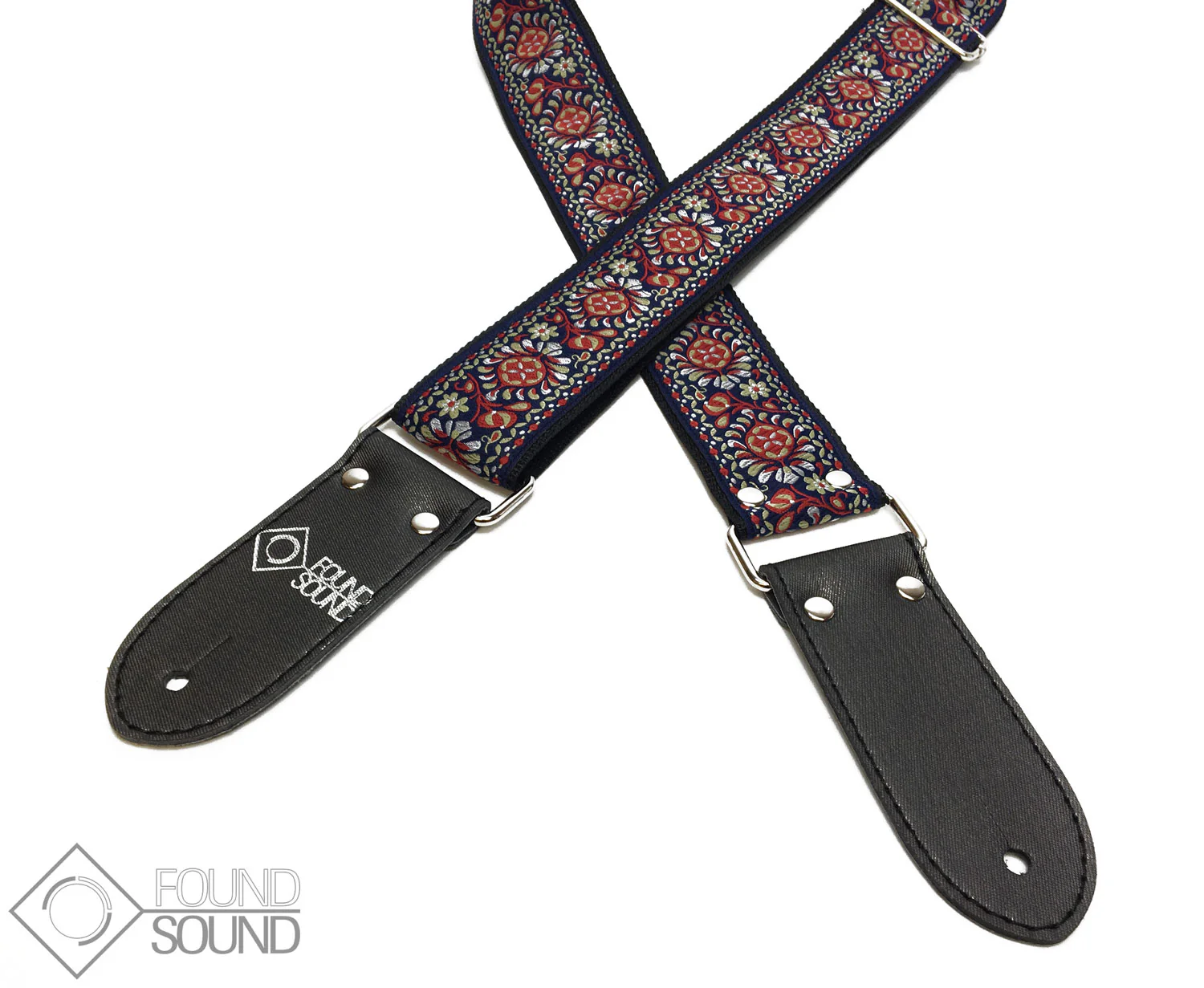 DSL Jacquard Weave TUK-Red Guitar Strap