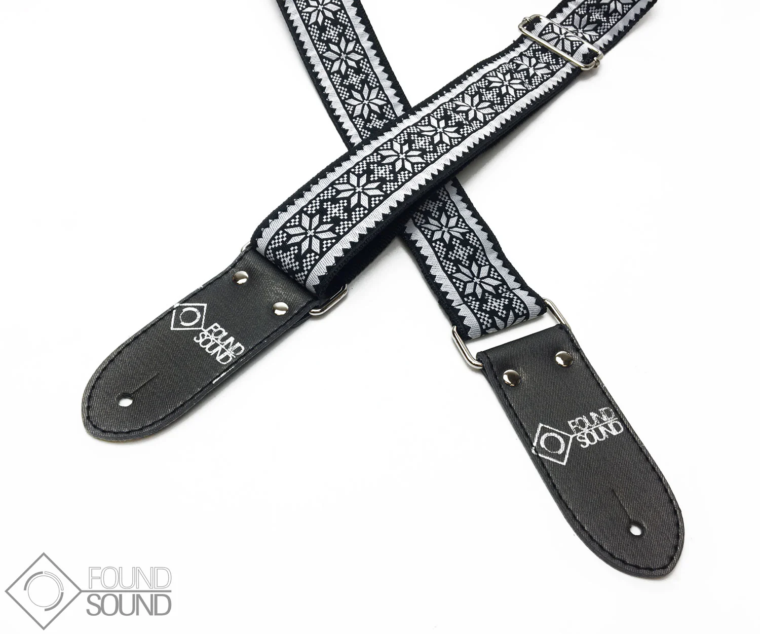 DSL Jacquard Weave Snow Guitar Strap