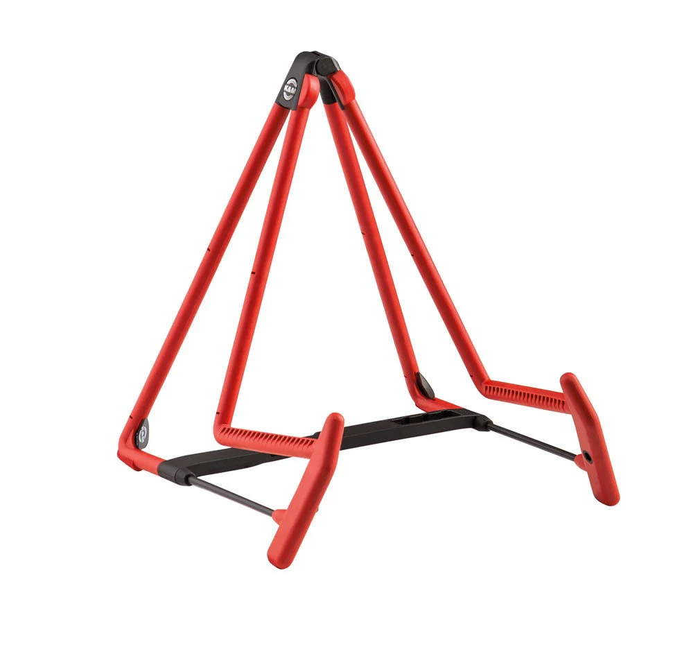 König & Meyer 17580 Red Heli-2 Acoustic Guitar Stand