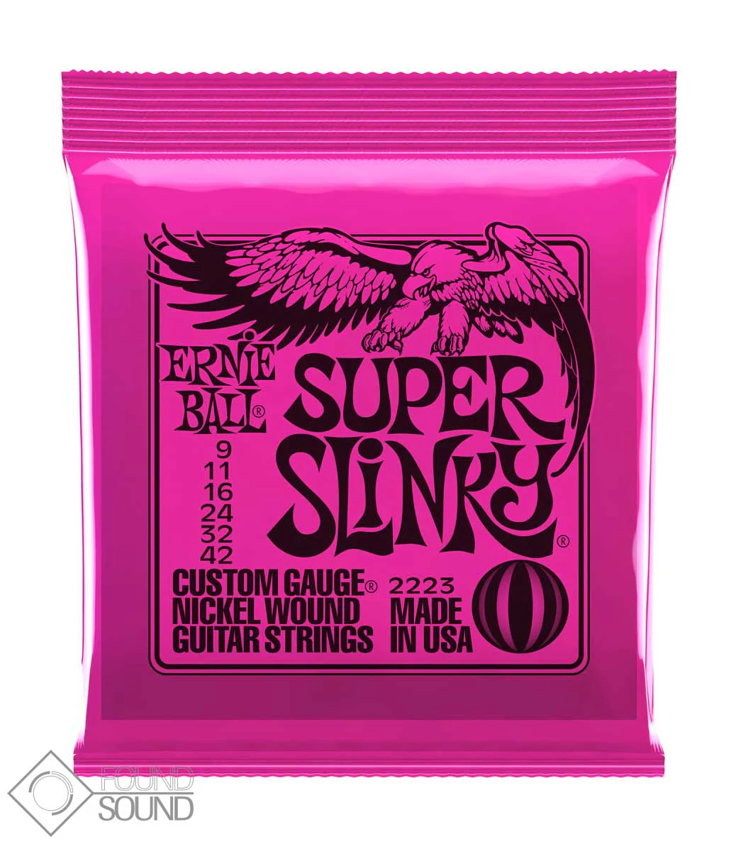 Ernie Ball Super Slinky 9-42 Nickel Wound Electric Guitar