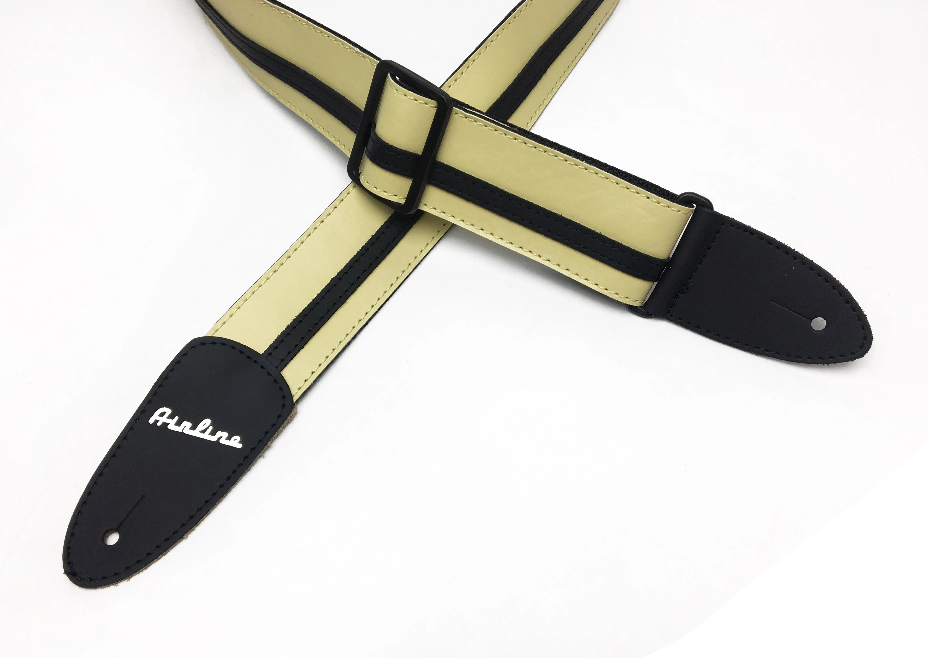 Airline Custom Leather Strap - Vintage Cream