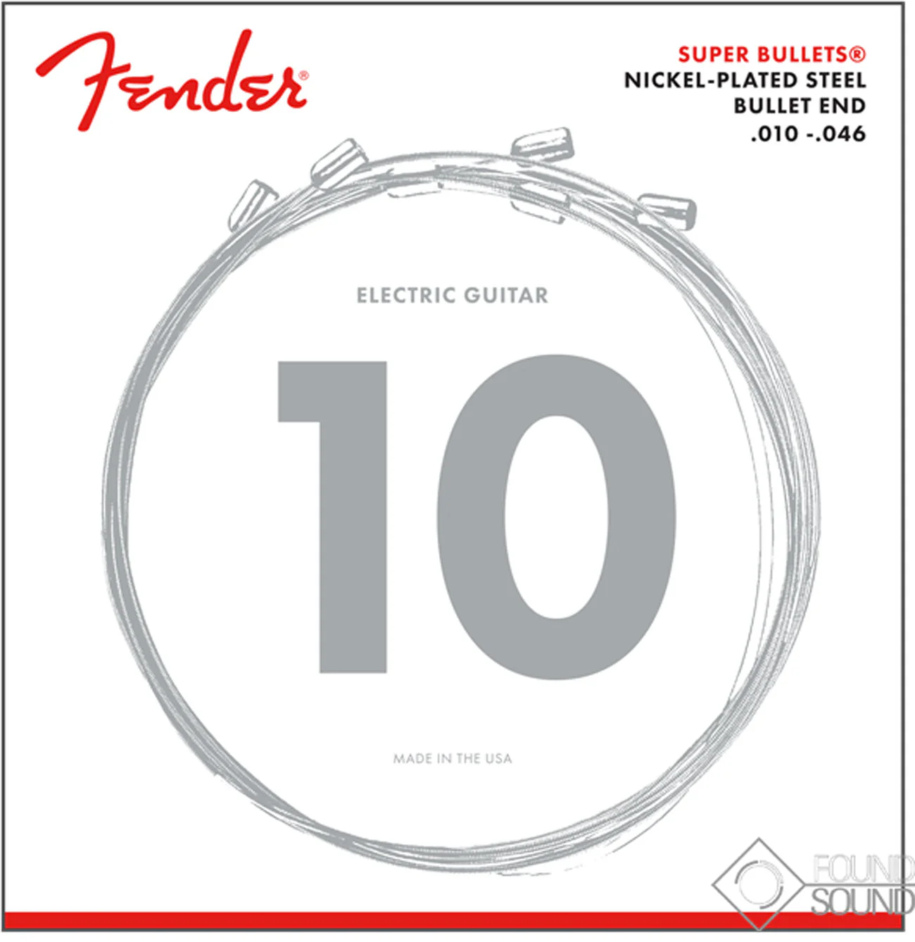 Fender 3250R Super Bullets 10-46