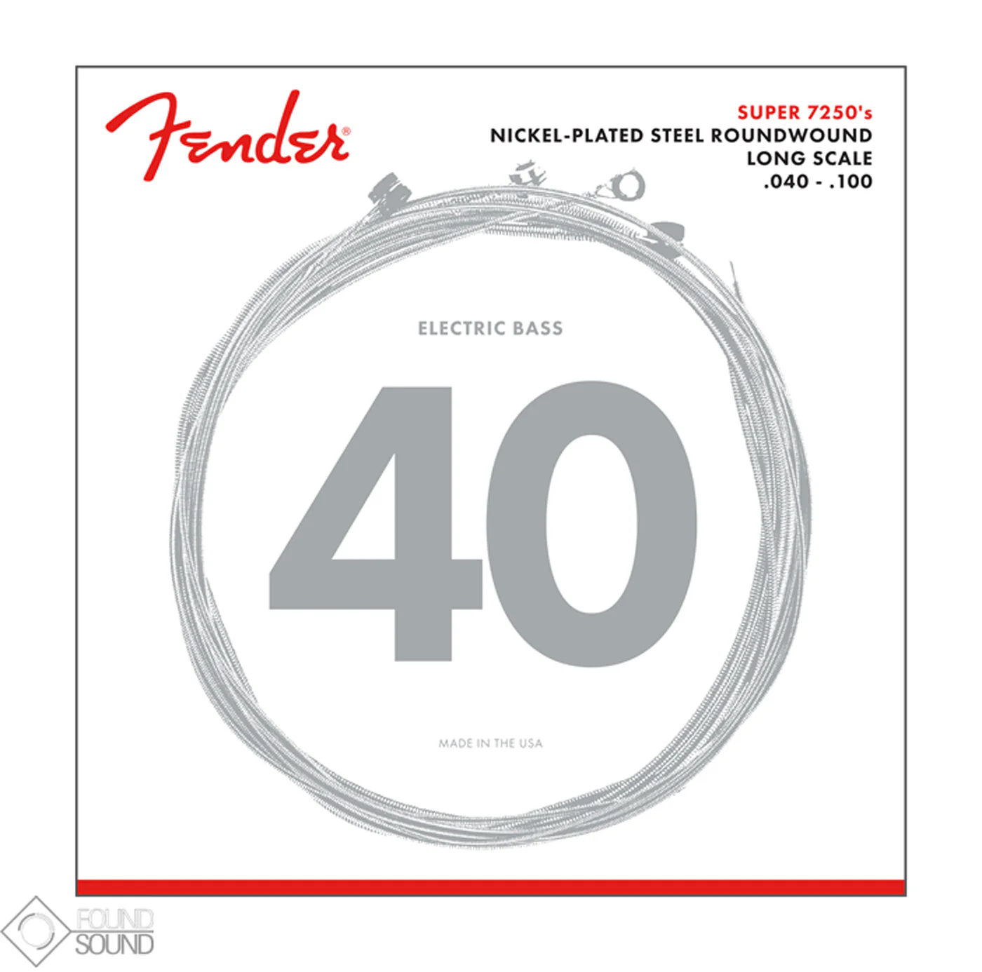 Fender 7250L Nickel Plated Bass Strings
