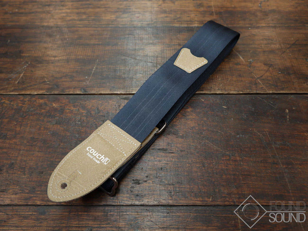 Couch Straps Navy And Buckskin Pickholder Strap